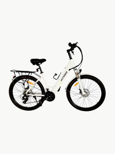 Bicicleta Eléctrica HoteBike A5AH26 / Blanco 