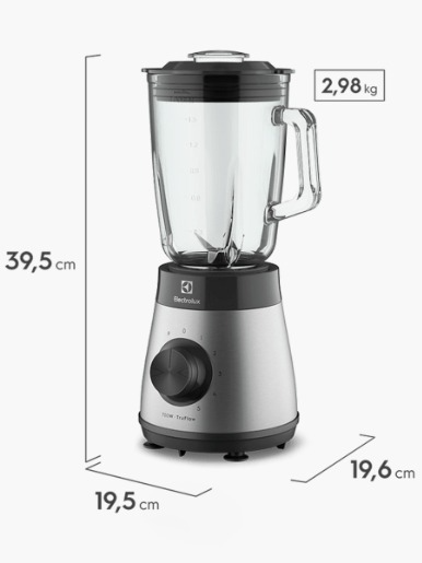 Licuadora Electrolux 5 Velocidades + Pulse Experience 700W / Gris