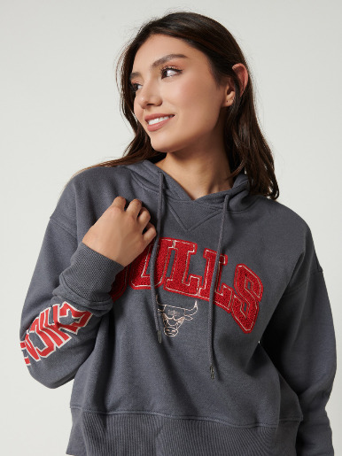 Hoodie Crop Chicago Bulls - NBA