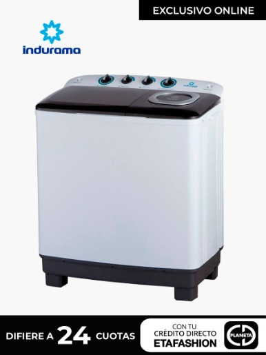 Lavadora Semiautomática Indurama  LRI - 13BLSA / Blanco