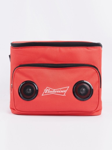 Bolsa térmica Budweiser con altavoces