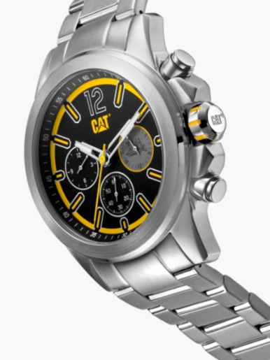 Reloj Análogo Caterpillar Twist UP Multi  / Plata