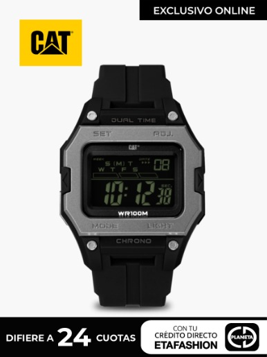 Reloj Digital Caterpillar Square / Negro