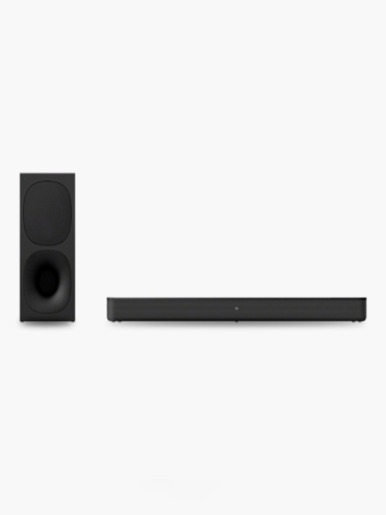 Barra de sonido de 2.1 canales con potente subwoofer inalámbrico | HT-S400