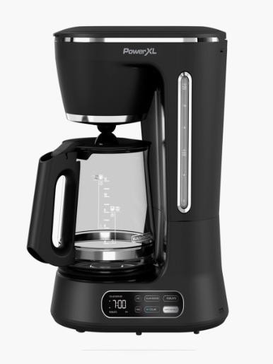 Cafetera Programable Power XL 12 Tz | Negro