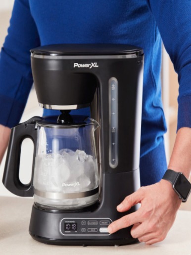 Cafetera Programable Power XL 12 Tz | Negro