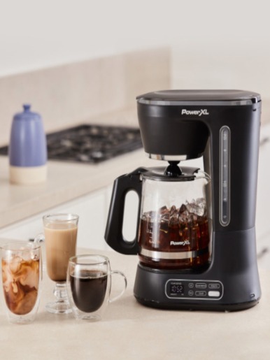 Cafetera Programable Power XL 12 Tz | Negro