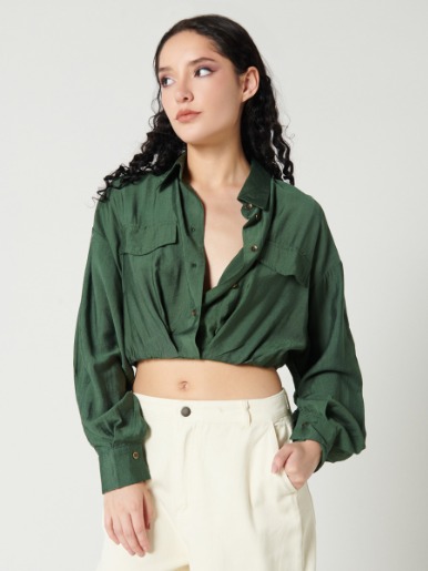 Camisera Crop - Taxi