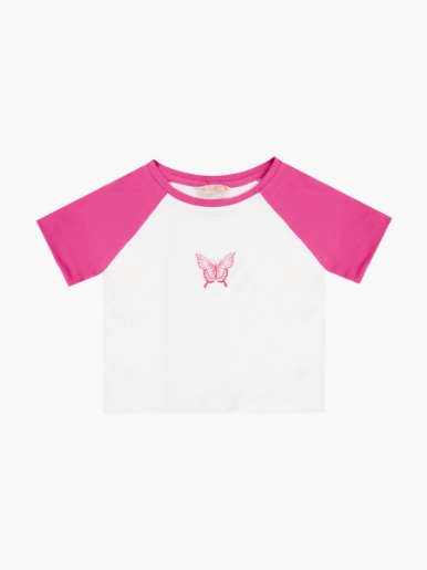 Camiseta Crop - Preescolar