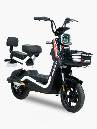 Moto Eléctrica Shineray Flash 600W | Negro