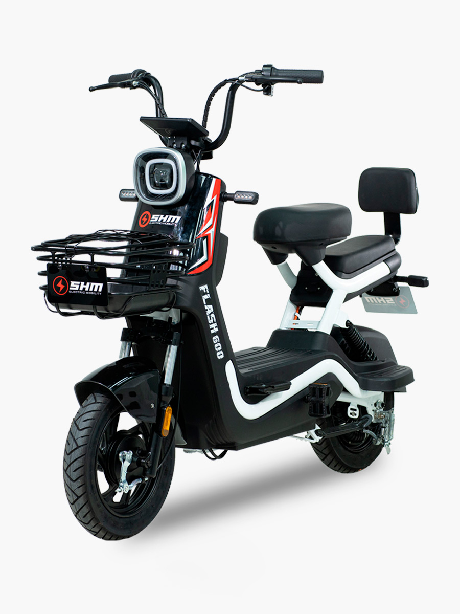 Moto Eléctrica Shineray Flash 600W | Negro