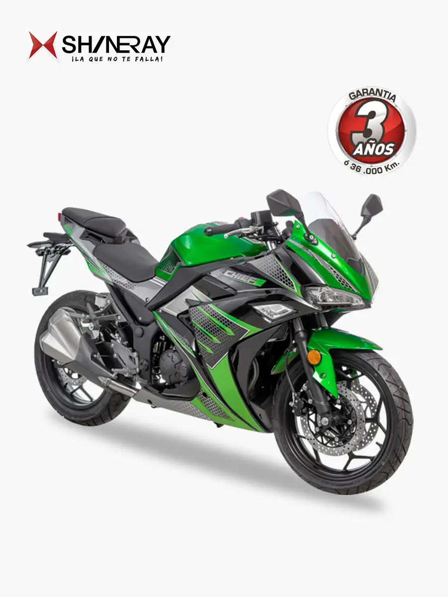 Shineray Chief II  XY250  - 223 cc - Moto a Gasolina | Verde