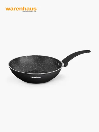 Sartén Warenhaus Wok Vulcano 26 cm | Negro