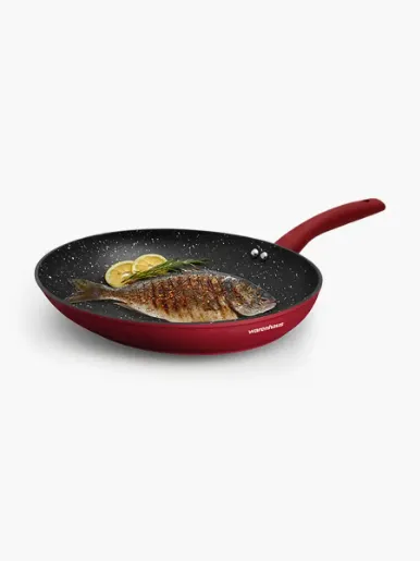 Sartén Warenhaus Grill Ovalado Vulcano 35 cm | Rojo