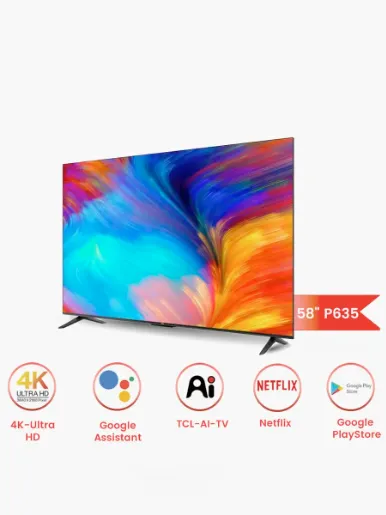 Combo TCL 58" P6354K + Smart Tv 32" 32S5400 - Google Tv