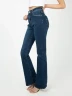 Bonage - Jean flare tiro alto básico
