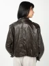 Chaqueta Tipo Biker con Textura y Botones - Navigare