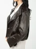 Chaqueta Tipo Biker con Textura y Botones - Navigare