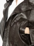 Chaqueta Tipo Biker con Textura y Botones - Navigare