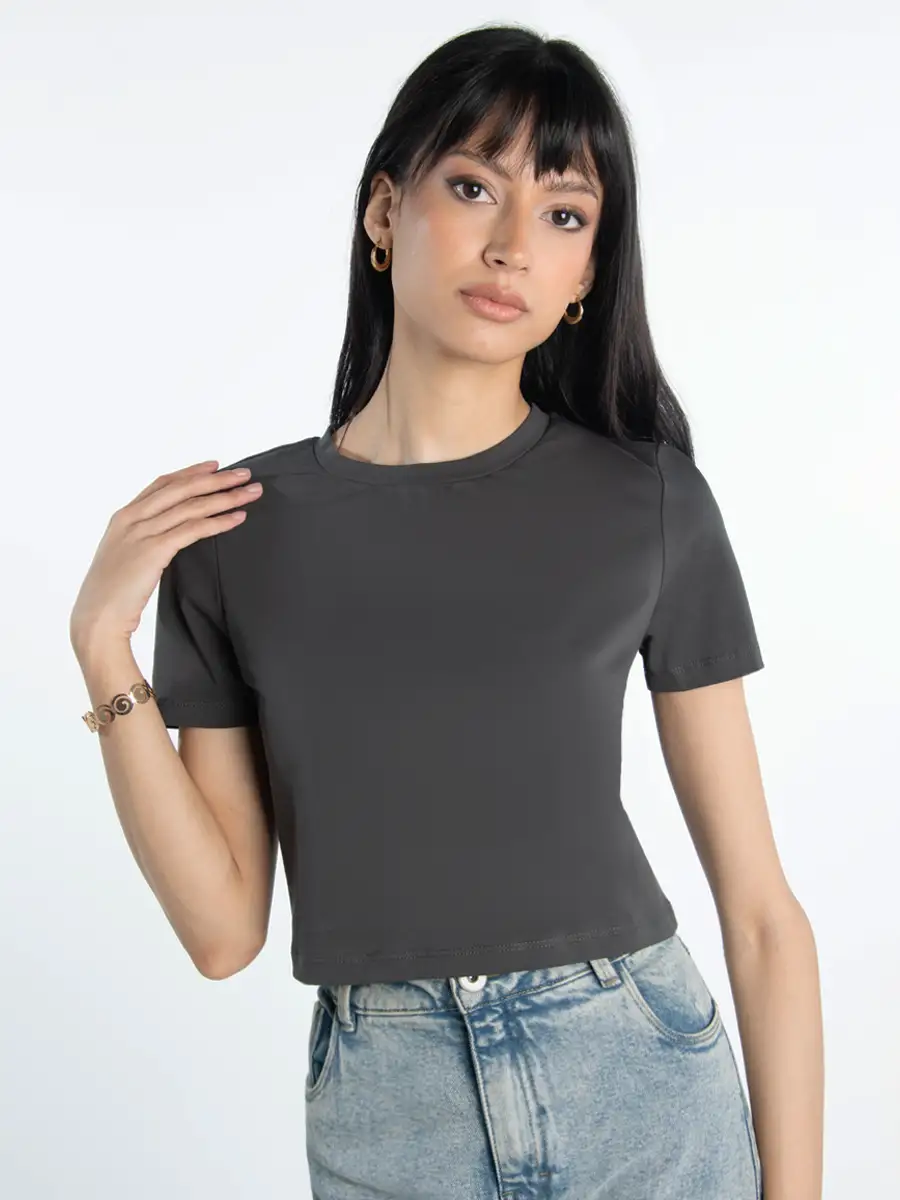 Camiseta Crop - Etabasic