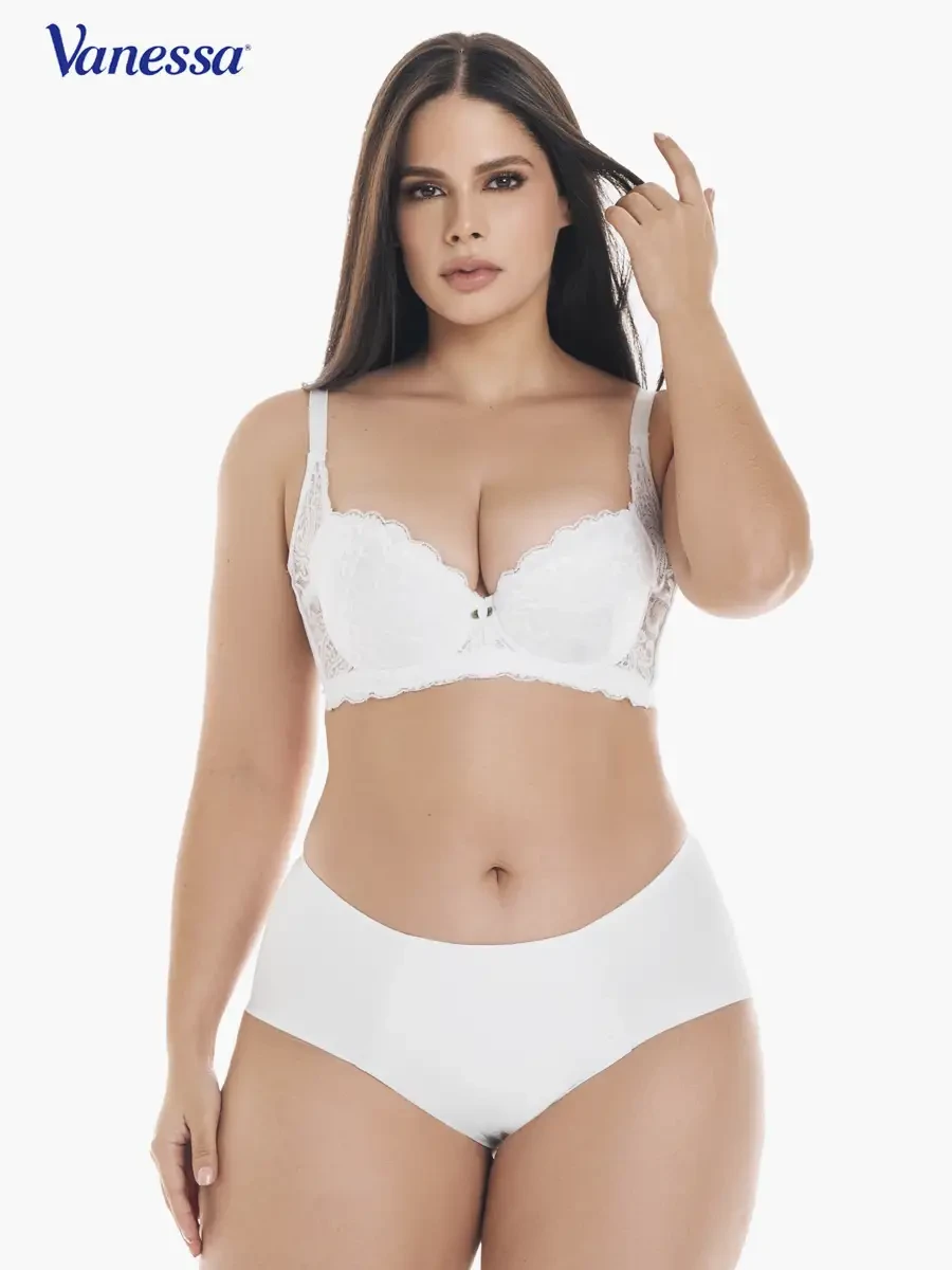 Vanessa - Brasier con diseño en encaje