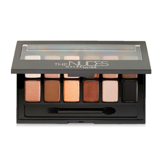 Paleta x12 The Nudes de Maybelline