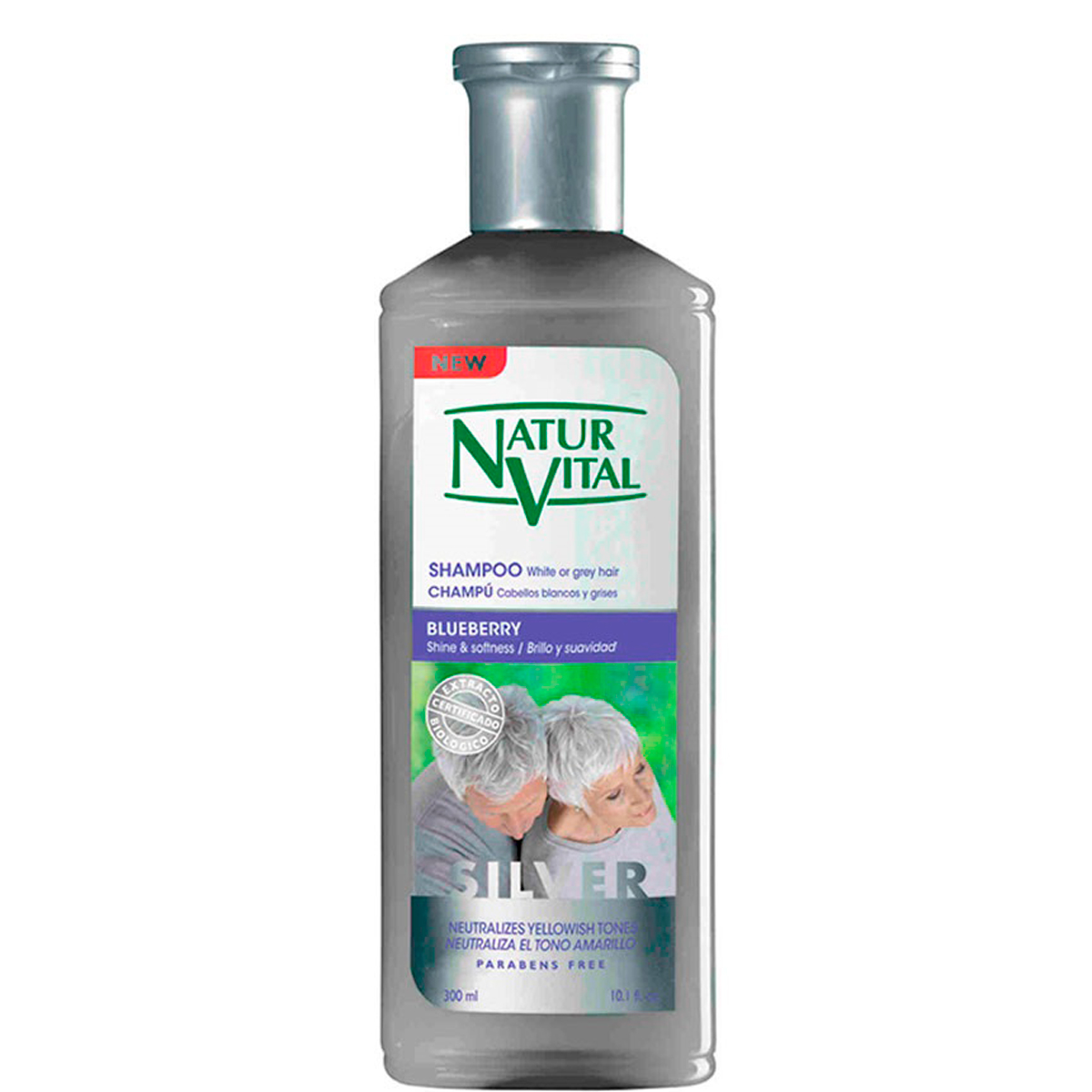 NaturVital Shampoo - Silver - 300ml