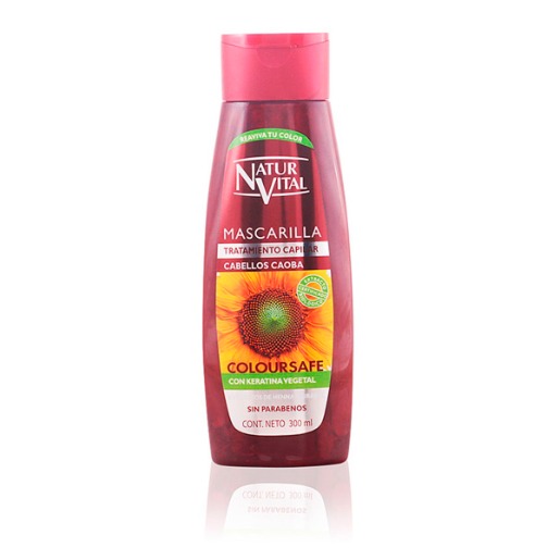 NaturVital Mascarilla Tratamiento Capilar - Cabellos Caoba - 300ml