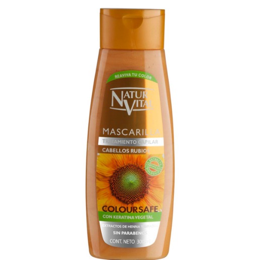 NaturVital Mascarilla Tratamiento Capilar - Cabellos Rubios - 300ml