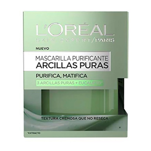 LOreal Mascarilla Arcillas Puras - Purificante - 40g