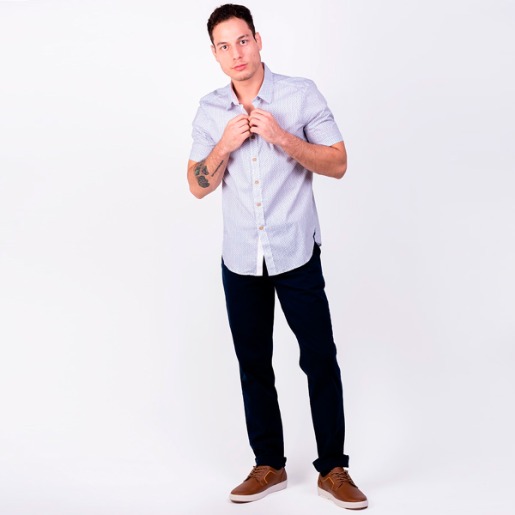 Camisa Manga Corta Estampada