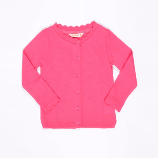 Cardigan preescolar con detalle en cuello