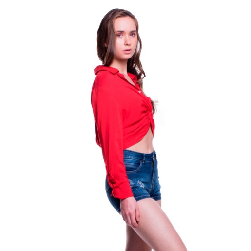 Blusa Básica anudada para Mujer
