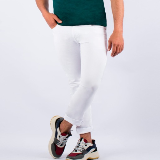 Jean Skinny White
