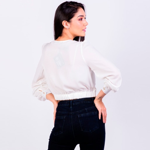 Blusa Moda Manga Larga para Mujer