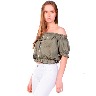Blusa Botones Crop