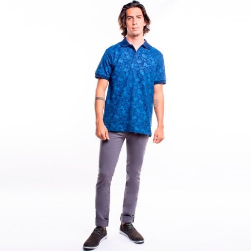 Camiseta Polo Floriza para Hombre