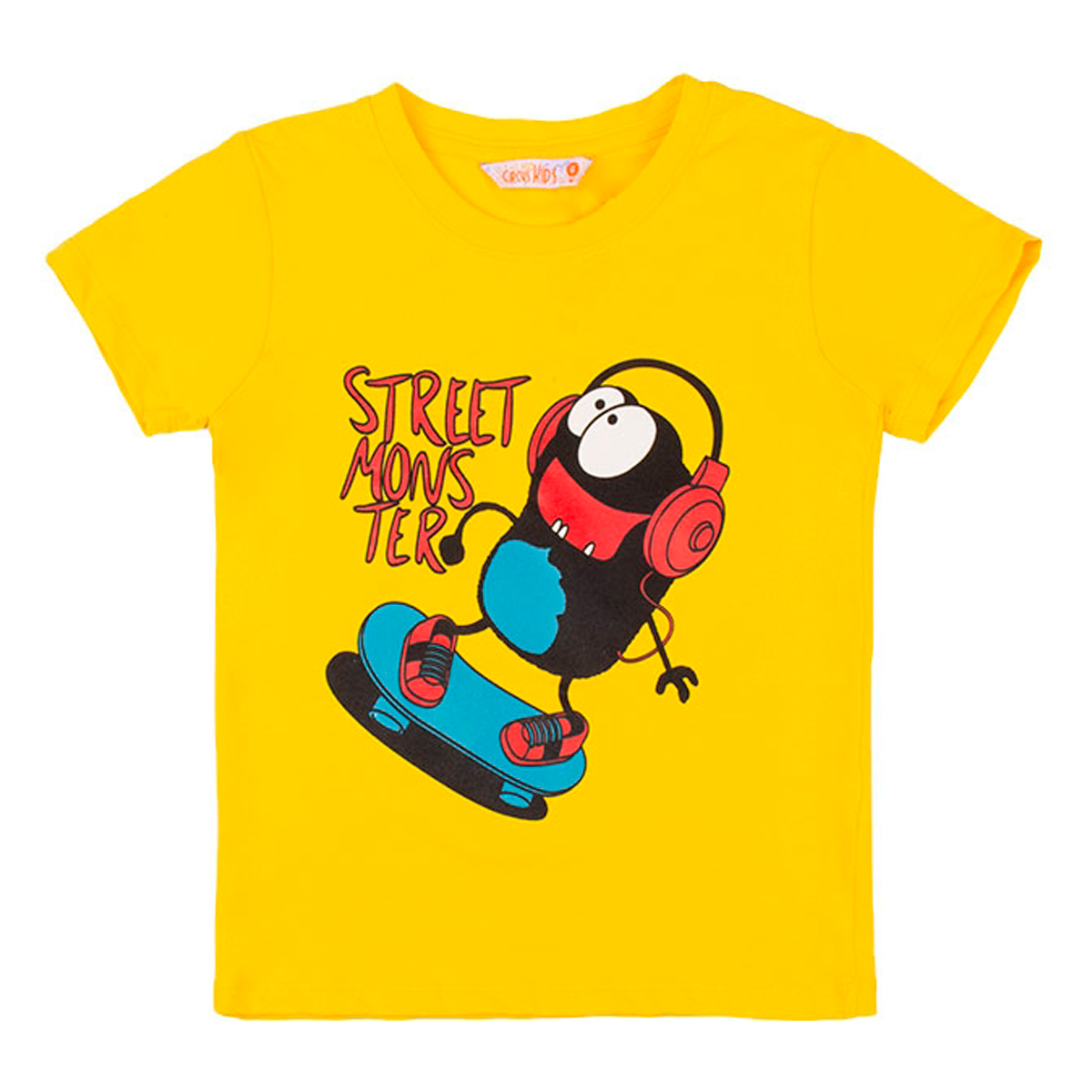 Camiseta con estampado de monstruo