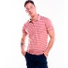 Camiseta Polo Listada para Hombre
