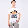 Camiseta estampada para hombre New York