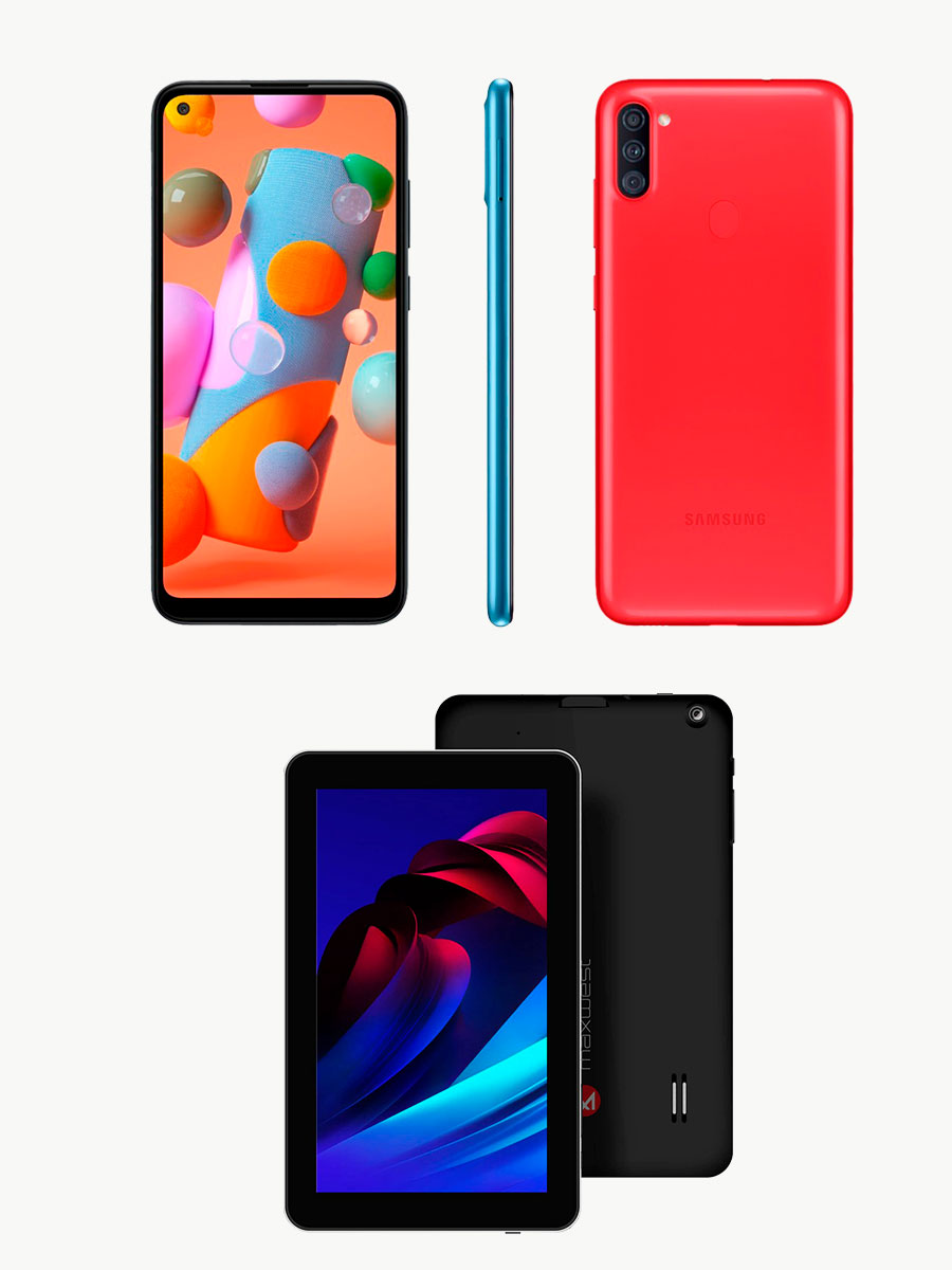 Combo Samsung A11 + Tablet Maxwest 9