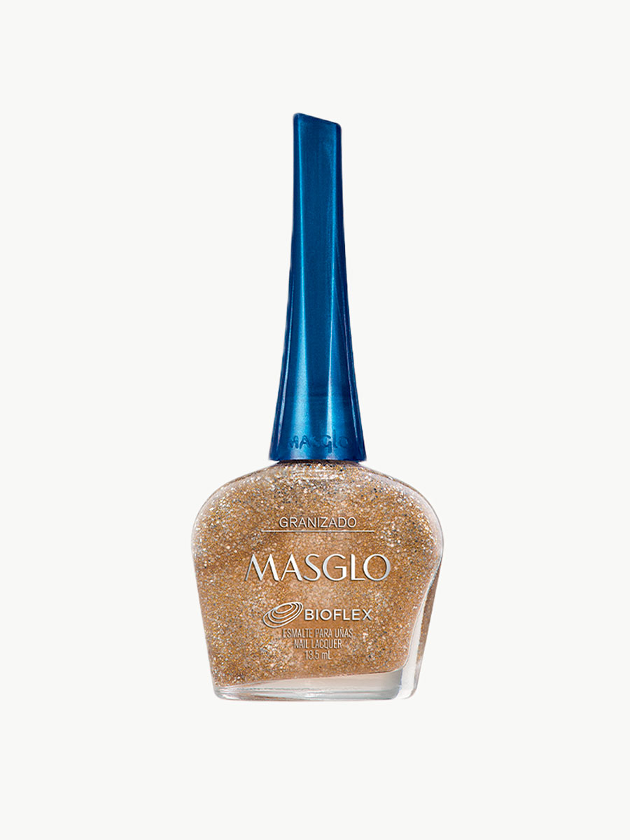 Esmalte Granizado Dorado Masglo