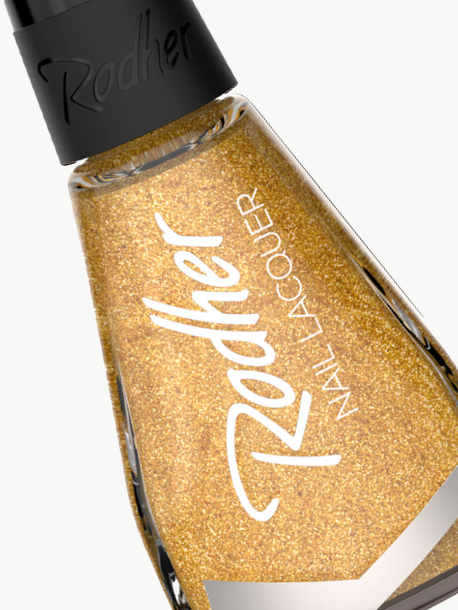 Esmalte Escarcha Dorado - Rodher
