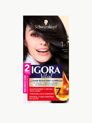 Igora <em class="search-results-highlight">Vital</em> - Tinte Negro Azulado 1.1