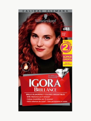 Igora Vital - Tinte Rojo Rubí 688