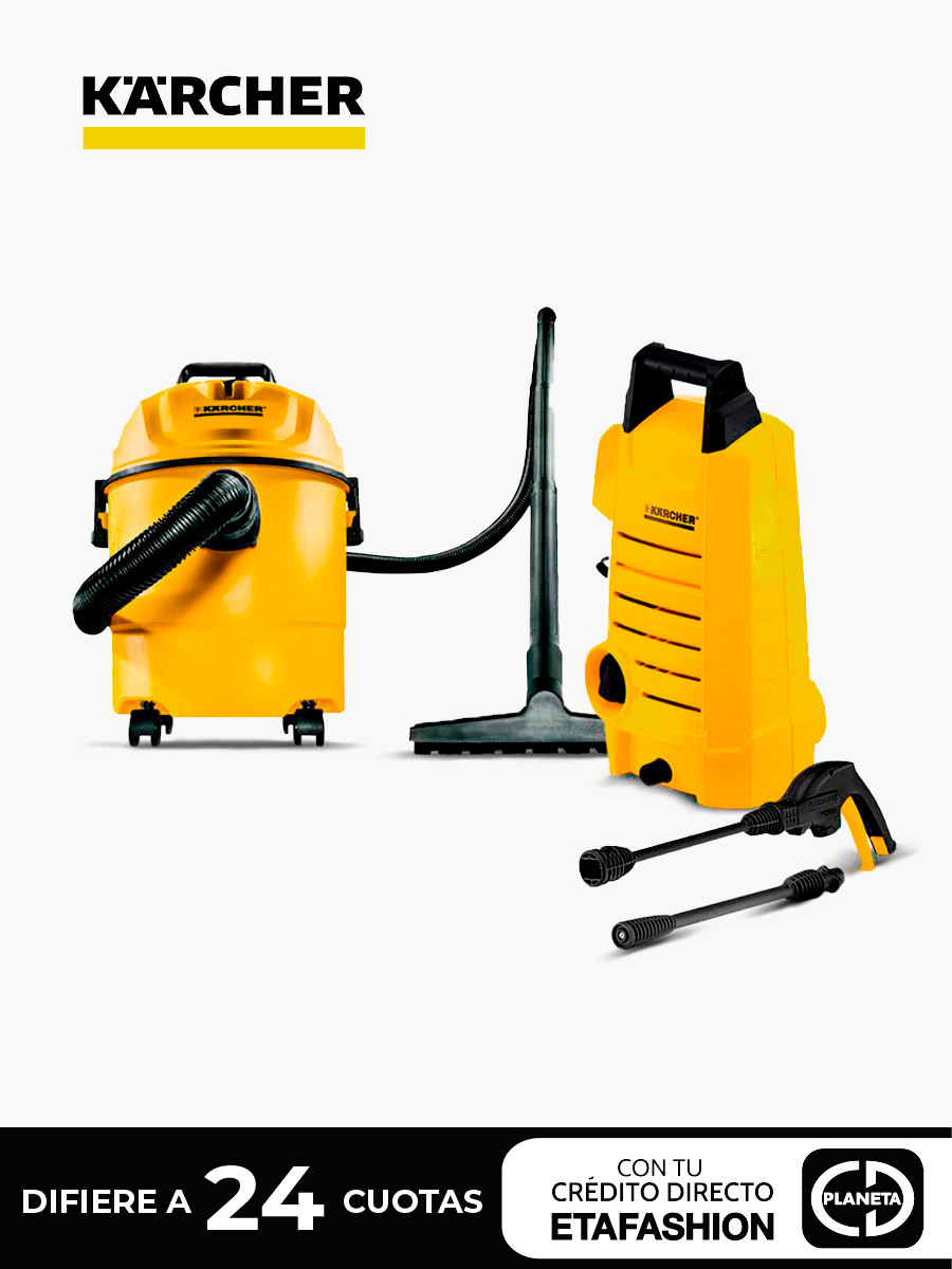 Combo Aspiradora + Hidrolavadora Karcher