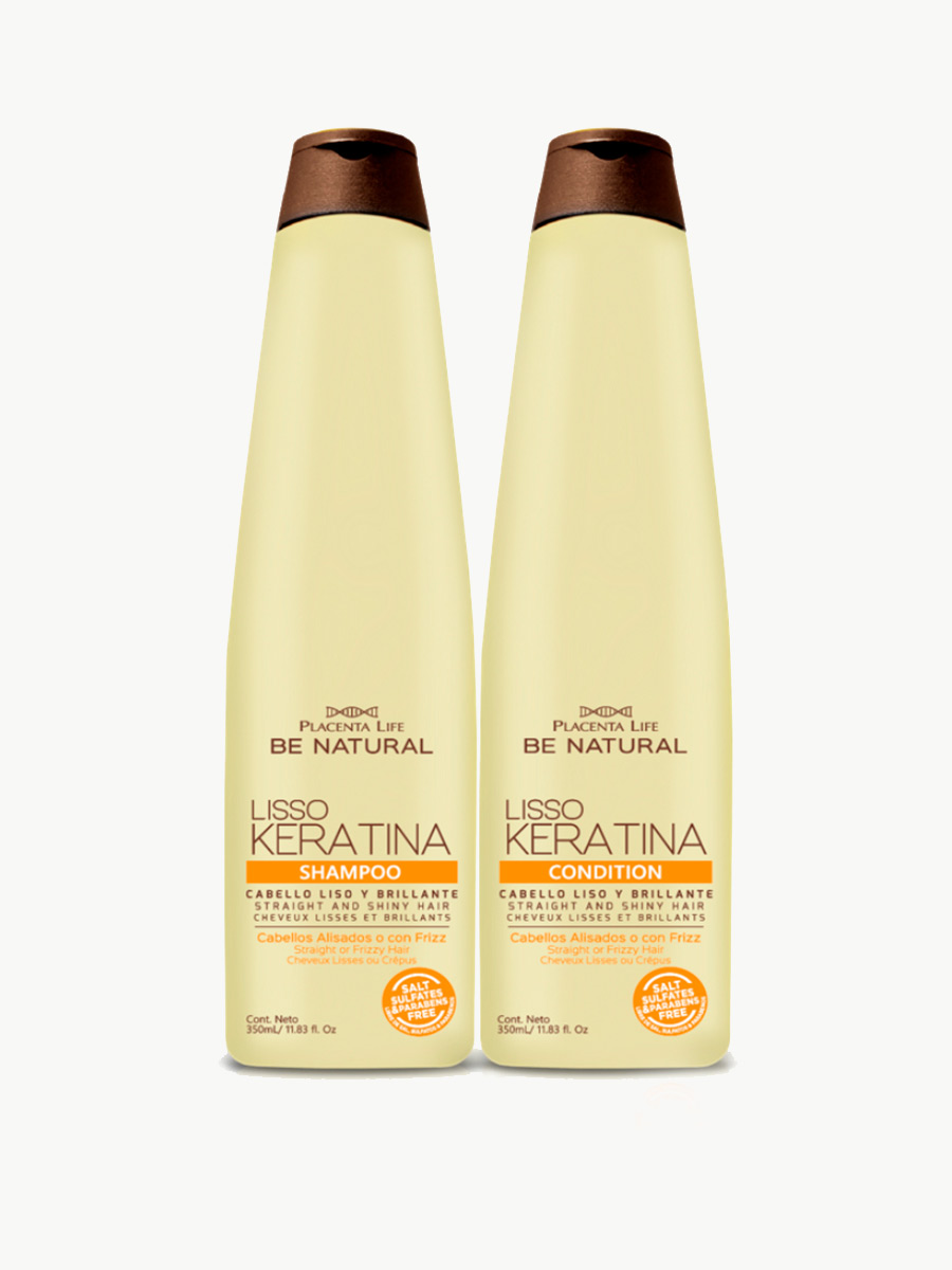 Pack Promocional Shampoo +Acondicionador Lisso Keratina - Be Natural