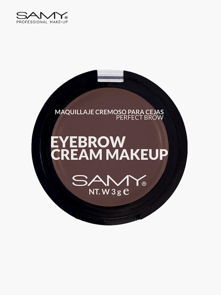 Samy - Maquillaje Cremoso para Cejas Café Oscuro 02