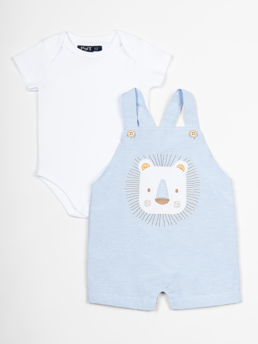 Conjunto body con mameluco bebé