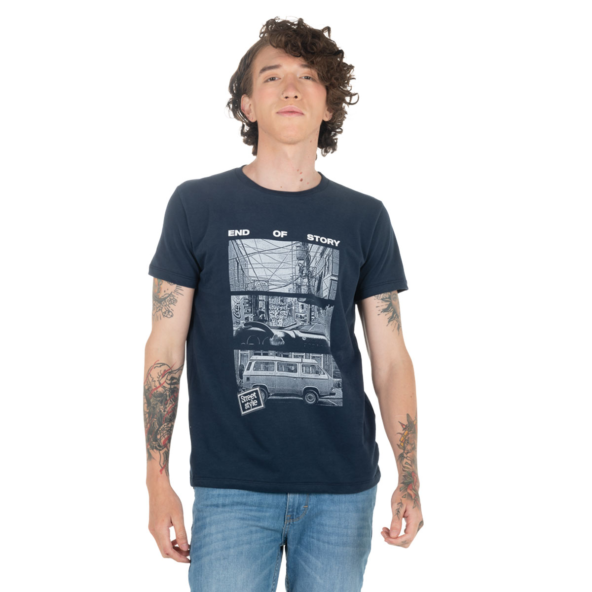 Camiseta Básica con Estampado